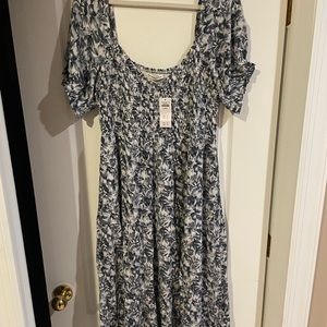 Brand New Abercrombie Floral Midi Dress